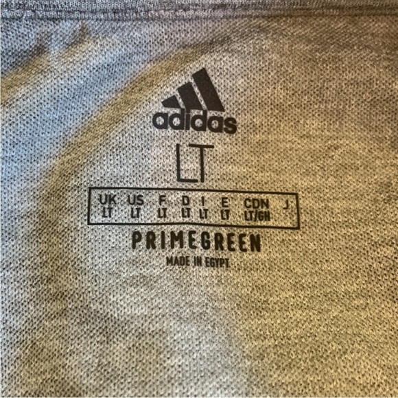 Adidas Gray Primegreen Polo Shirt UPF 50  Size Large New with tags! - Picture 4 of 6